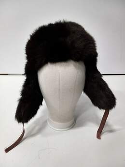 Dark Brown Fur Cap