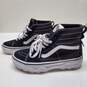 Vans Black Lace Up Wafflecup Sneakers Size 5.5 image number 2