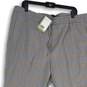 NWT H&M Womens Multicolor Plaid Elastic Waist Flat Front Slim Fit Ankle Pants XL image number 3