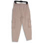 NWT Womens Pink Elastic Waist Slash Pocket Drawstring Sweatpants Size M image number 2