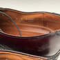 Mens Shelton 51360 Brown Almond Toe Lace-Up Derby Dress Shoes Size 9 image number 7