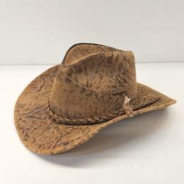 Unbranded Genuine Leather Men's Cowboy Hat Size XL