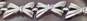 Vintage Crown Trifari Silver Tone Bow Ribbon Panel Bracelet 26.4g image number 5
