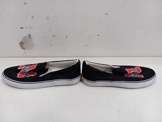 Shanzu Men's Black Skate Shoes Size 41 image number 4