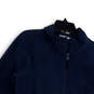 Mens Blue Stretch Pockets Long Sleeve Winter Full-Zip Fleece Jacket Size 1X image number 3