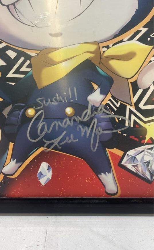 Framed Persona 5 Mini-Poster Signed by Casandra Lee Morris Voice Actor - Morgana image number 2