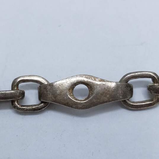 Sterling Silver Unique Link 7.5in Bracelet 14.1g image number 3