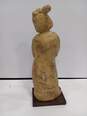 Pair of East Asian Robed Man & Woman Statues image number 6