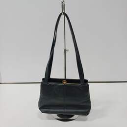 Giani Bernini Snap Enclosure Center Black Shoulder Handbag