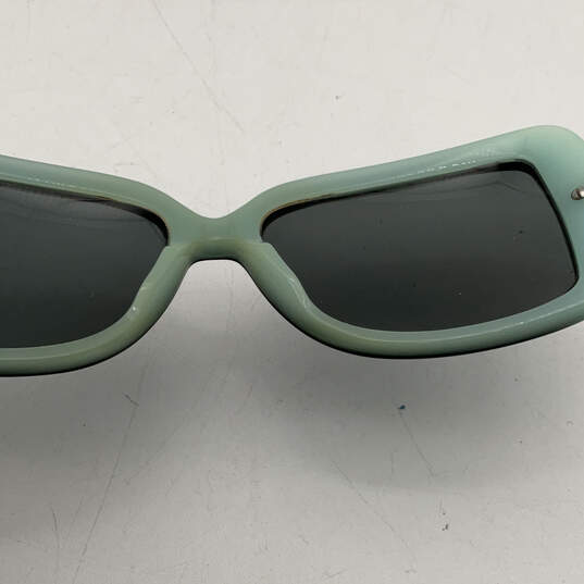 Womens Black Blue Full Frame Polarized Prescription Sunglasses With Case image number 8