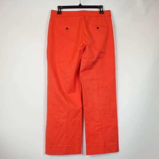 J. Crew Women Orange Pants SZ 2 NWT image number 5