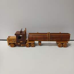 W.H.Gill Handcrafted Wooden Truck & Trailer