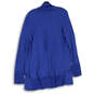 Womens Blue Long Sleeve Open Front Pocket Cardigan Sweater Size XL image number 2