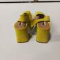 Topshop Women's Gainor Yellow Leather Sandals Size 8.5 image number 2