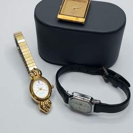 Vintage Women's Citizen Timex Plus Stainless Steel Watch Collection alternative image
