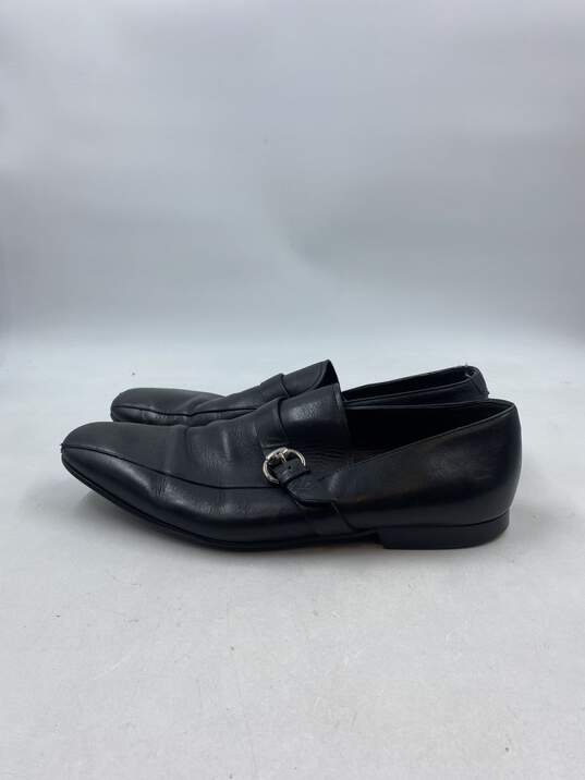 Authentic Gucci Black Loafer Dress Shoe Men 11 image number 2
