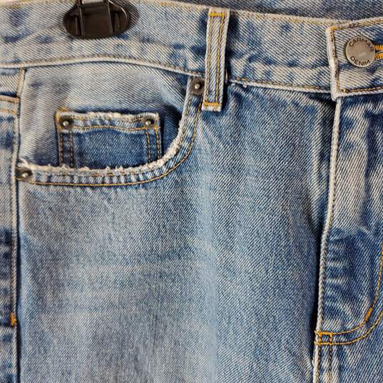 Carmar Women Blue Stone Washed High Waisted Jeans Sz 28 NWT image number 5