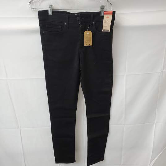 Women's Levi 311 Shaping Skinny Jeans Black Size 30 image number 1