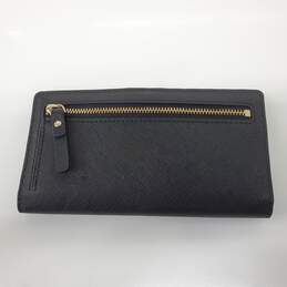 Kate Spade Madison Large Slim Black Saffiano Leather Bifold Wallet alternative image