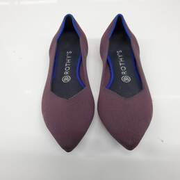 Rothy's Women's Purple Knit Pointed Toe Flats Size 10