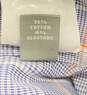 Michael Kors Blue Plaid Button Down Shirt L image number 4