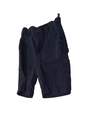 Mens Blue Flat Front Medium Wash Cargo Shorts Size 34 image number 2
