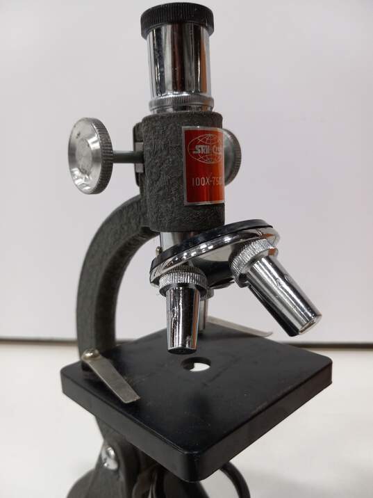 Antique Student Microscope in Wooden Box image number 5
