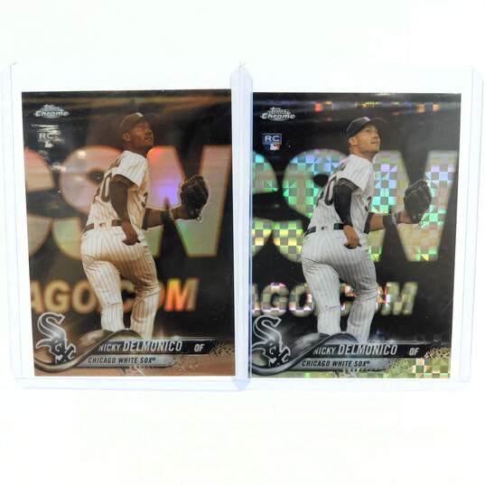 2018 Nicky Delmonico Topps Chrome Refractor Rookie Cards Chicago White Sox image number 1