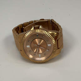 Designer Juicy Couture Gold-Tone Round Dial Rhinestone Analog Wristwatch alternative image