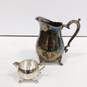 Silver Pitcher and Cream Holder image number 1