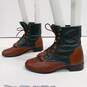J. Chisholm Women's Brown and Green Boots Size 6.5 image number 1