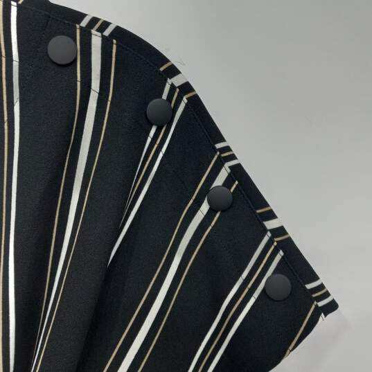 Women's Alfani Striped Black Dress Size 2 NWT image number 4
