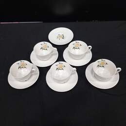 Bundle of 11 Regents Park Camellia Cups & Saucers alternative image