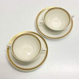 Royal Copenhagen Porcelain Soup and Saucer Fine China 2 pc Set alternative image