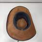 Brown Leather Cowboy Hat Size S image number 5