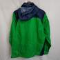 Columbia Notre Dame green and blue two toned waterproof jacket M image number 3