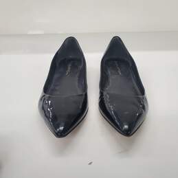 Via Spiga Women's Black Patent Leather Pointed Toe Flats Size 7.5 alternative image