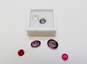 Loose Synthetic Ruby, Amethyst, Mystic & White Topaz Gemstones 4.7g image number 1