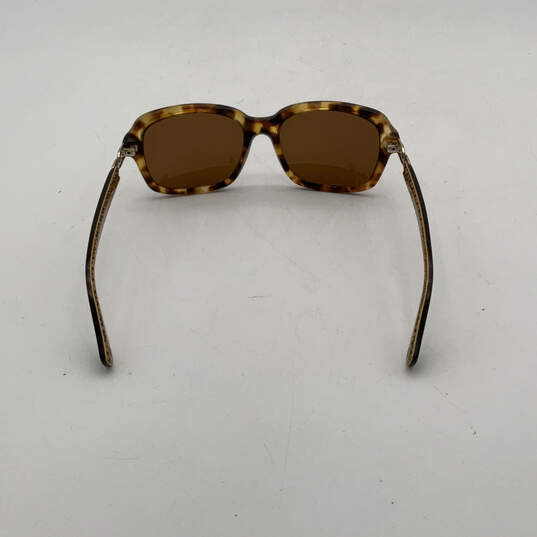 Womens HC8104 Ashley Brown Lens Spotty Tortoise Frame Square Sunglasses image number 2