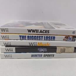 Lot of 5 Various Nintendo Wii Video Games