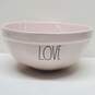 Pink 10 in. LOVE Ceramic Magenta Bowl Rae Dunn Artisan Collection image number 1