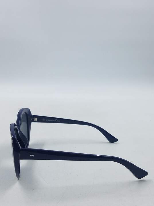 DIOR Violet DiorSoft2F Oversized Sunglasses image number 4