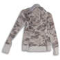 Womens Gray Camouflage Long Sleeve Front Pockets Full-Zip Hoodie Size XS image number 2