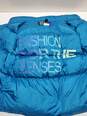 True Religion Fashion for the Senses Blue Full Zip/Button Puffer Vest Size M image number 5