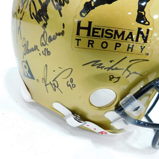 20x Heisman Trophy Winners Signed Full Size Riddell Helmet w/ COA image number 11