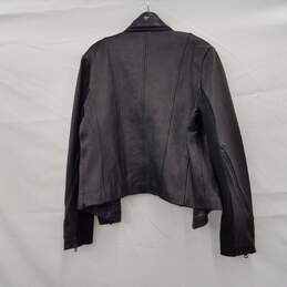 Barneys Black Leather Jacket Size Large