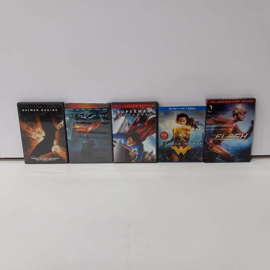 Bundle of 5 Assorted DC Movies & TV Show DVD's image number 1