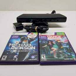 Xbox 360 Kinect Sensor w/2 Games [Untested]