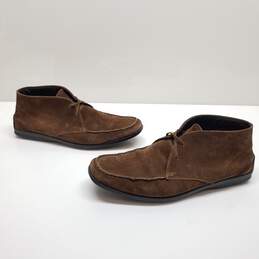 MEN'S TOD'S BROWN SUEDE CHUKKA SHOES SIZE 8.5