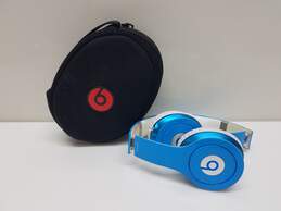 Beats By Dr. Dre Solo HD Cobalt Blue Wired Studio Headphones W/ Case